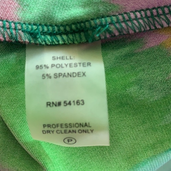 Calvin Klein Women’s Multicolour Midi Length Evening Dress Size L - Picture 8 of 11